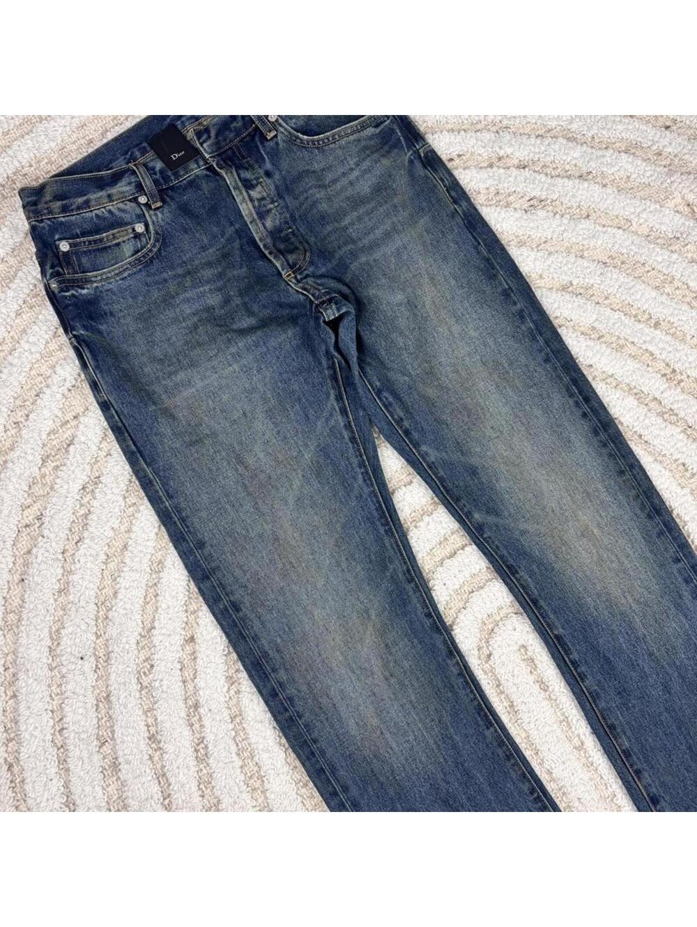 Dior Homme AW05 “Rust” Denim Jeans — Blue Wash — Size 29